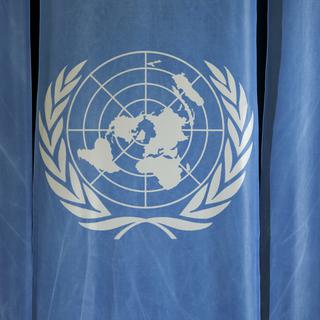 Le logo de l'ONU. [Keystone - Salvatore Di Nolfi]