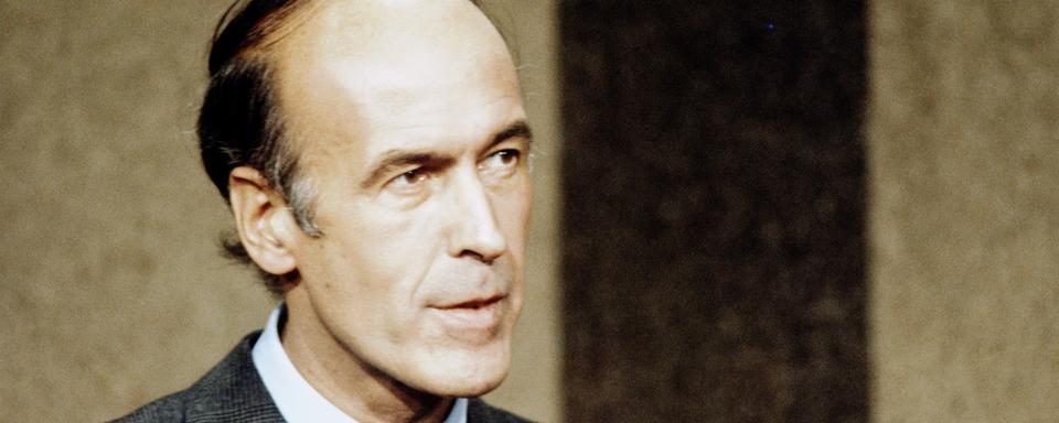 Valéry Giscard d'Estaing sur un plateau télévisé en 1973. [afp - Jean-Baptiste Servant]