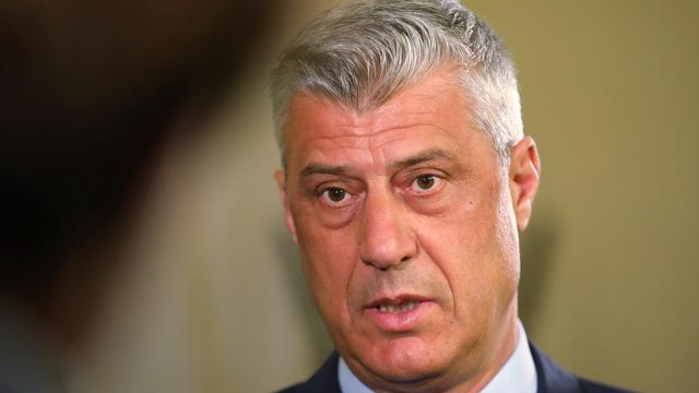 Le président du Kosovo Hashim Thaci. [Reuters - Hannibal Hanschke]