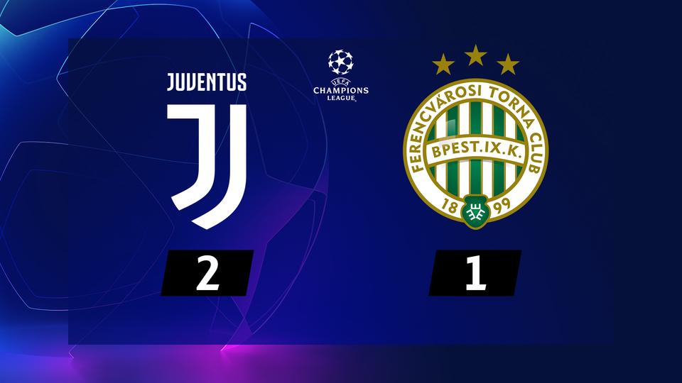 4e journée, Juventus - Ferencvaros (2-1)