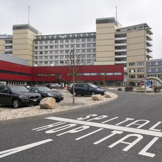 L'hôpital de Fribourg. [Keystone - Anthony Anex]