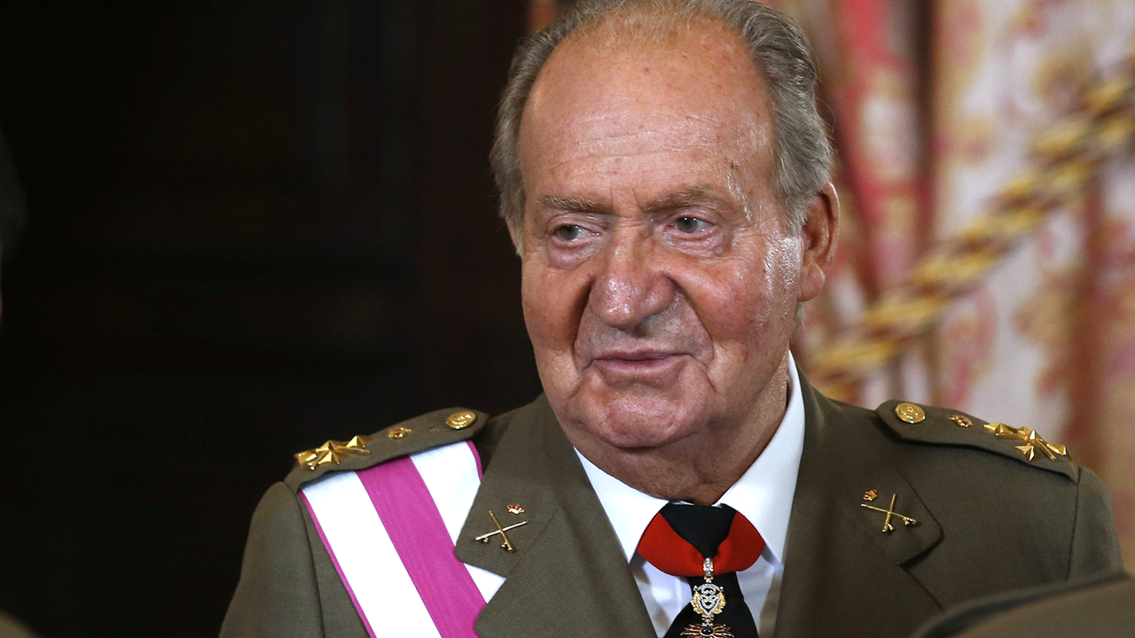 Juan Carlos d'Espagne photographié à Madrid en juin 2014. [Pool/AFP - Andrea Comas]