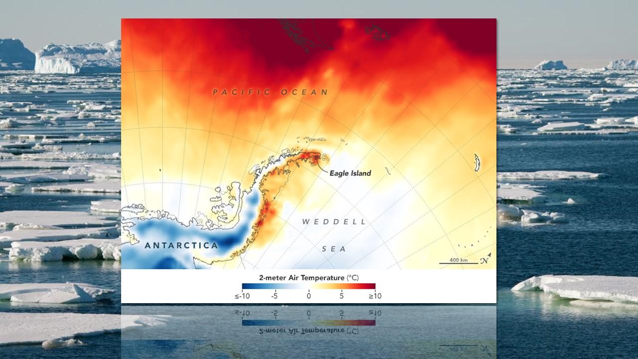 Position d'Eagle Island sur la péninsule antarctique [RTS]