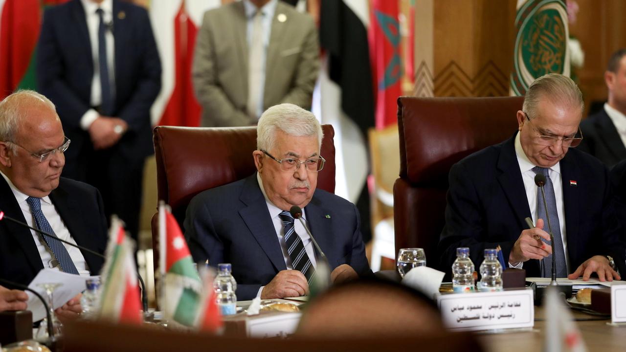 Le président de l'Autorité palestinienne Mahmoud Abbas. [Keystone/EPA - Ali Bob]