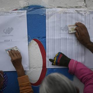 Les élections législatives vénézuéliennes ont lieu ce dimanche 6 décembre. [Keystone/AP Photo - Matias Delacroix]
