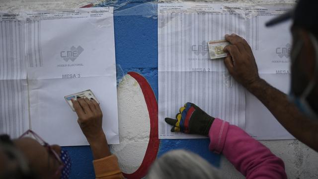 Les élections législatives vénézuéliennes ont lieu ce dimanche 6 décembre. [Keystone/AP Photo - Matias Delacroix]