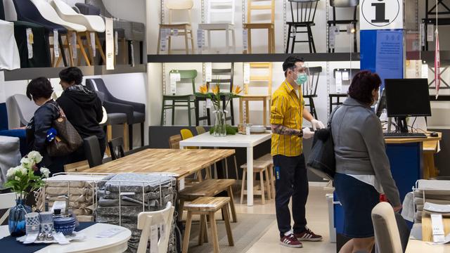 Procédure ouverte contre Ikea pour fausse déclaration de bois [Keystone - Jean-Christophe Bott]