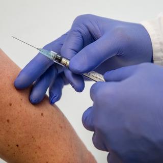 Le vaccin allemand Curevac a déçu les attentes. [Keystone/DPA - Christoph Schmidt]