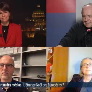 Débat entre Alain Rebetez, Valérie Dupont, Etienne Duval et Blandine Milcent, correspondants à l'étranger. [RTS]
