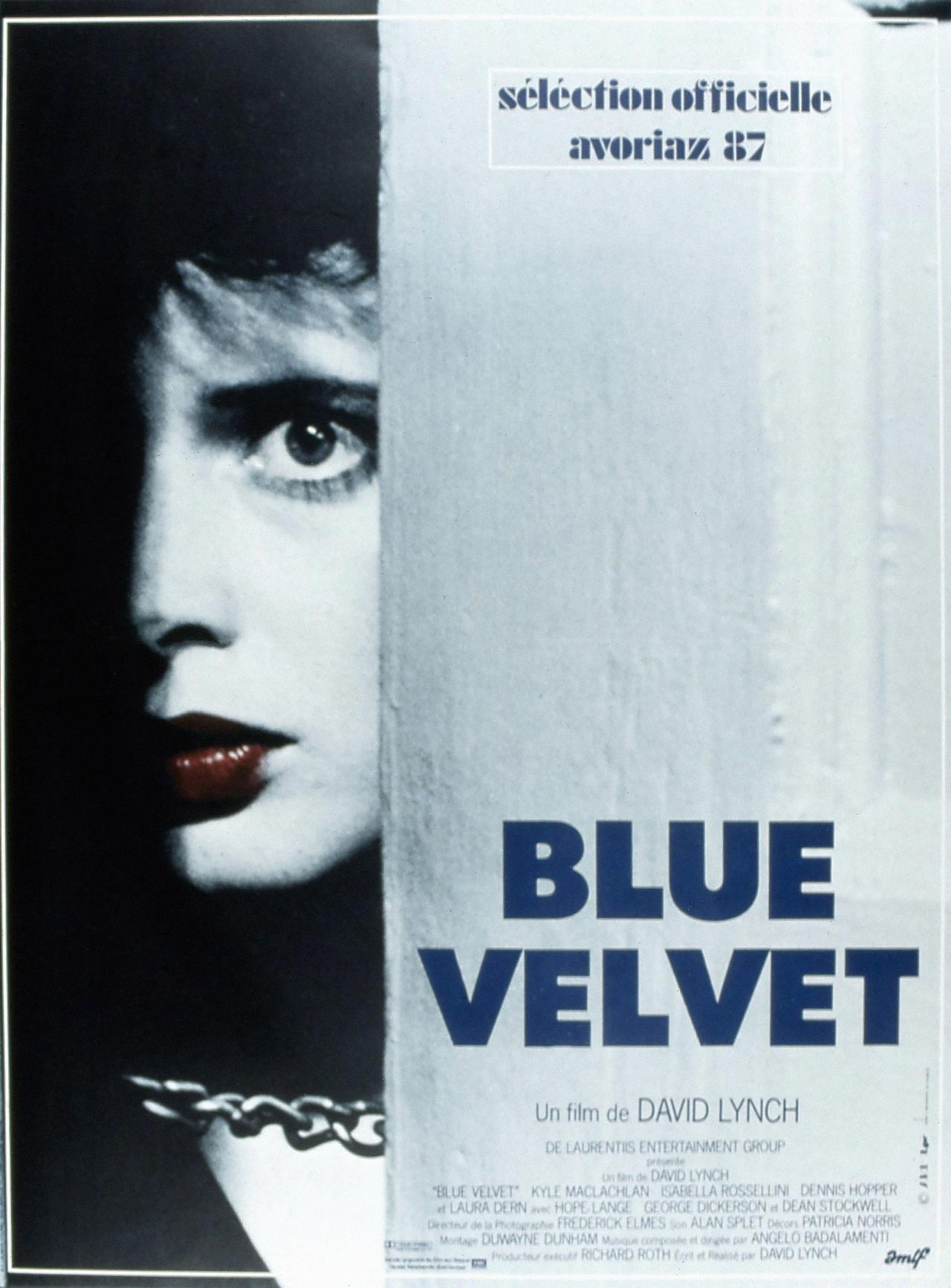 L'affiche du film "Blue Velvet". [AFP]