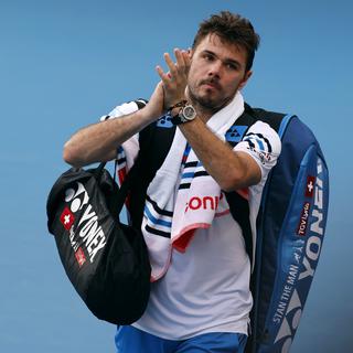 Stan Wawrinka qualifié pour les 8e de finale de l'Open d'Australie. [AP Photo/Keystone - Andy Wong]