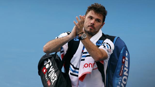 Stan Wawrinka qualifié pour les 8e de finale de l'Open d'Australie. [AP Photo/Keystone - Andy Wong]