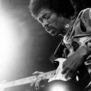 Jimmy Hendrix lors d'un concert en 1970. [EPA/Keystone - Photo/Str]