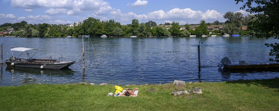 Le Rhin dans le canton de Zurich. [Keystone - Melanie Duchene]