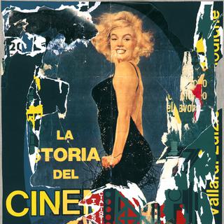 Mimmo Rotella, "La Storia del cinema", 1991. [2020, ProLitteris, Zurich]