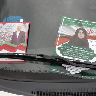En Iran, la campagne pour les élections parlementaires du 21 février a commencé. [EPA/Keystone - Abed In Taherkenareh]