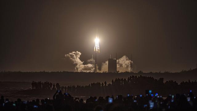 La Chine a lancé une rare mission pour ramener des roches lunaires. [EPA - Keystone]