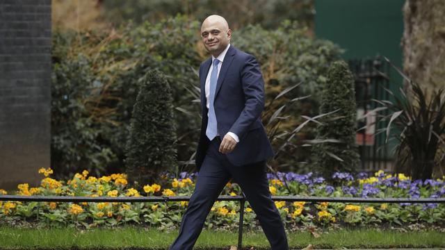 L'ex-ministre britannique de de la Santé Sajid Javid. [Keystone/AP Photo - Matt Dunham]