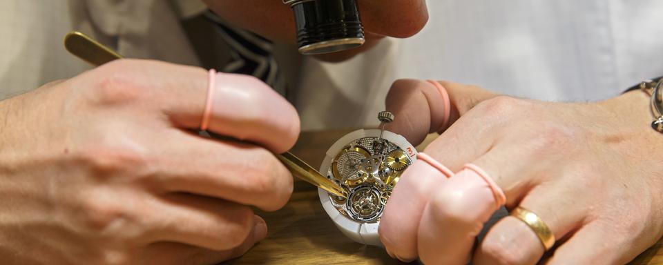 Les incertitudes autour du Brexit inquiètent l'horlogerie suisse. [KEYSTONE - Salvatore Di Nolfi]