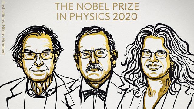 Le Nobel de physique est attribué à trois chercheurs, un Anglais, Roger Penrose, un Allemand Reinhard Genzel et une Américaine Andrea Ghez pour leur découvertes sur les trous noirs. [Nobel Prize - Niklas Elmehed]