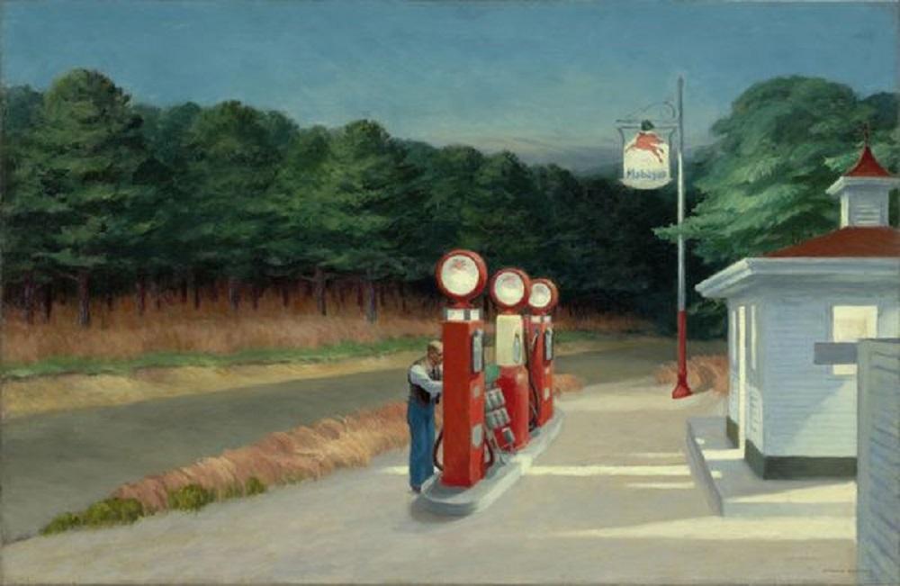 "Gas" d'Edward Hopper (1940). [© 2019 Digital image, The Museum of Modern Art, New York / Scala, Florence - © Heirs of Josephine Hopper / 2019, ProLitteris, Zurich]