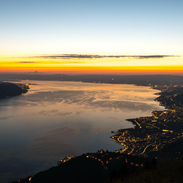 Le lac léman vu depuis la région des Rochers-de-Naye. [CC-BY-SA - Andréanne Quartier-la-Tente]