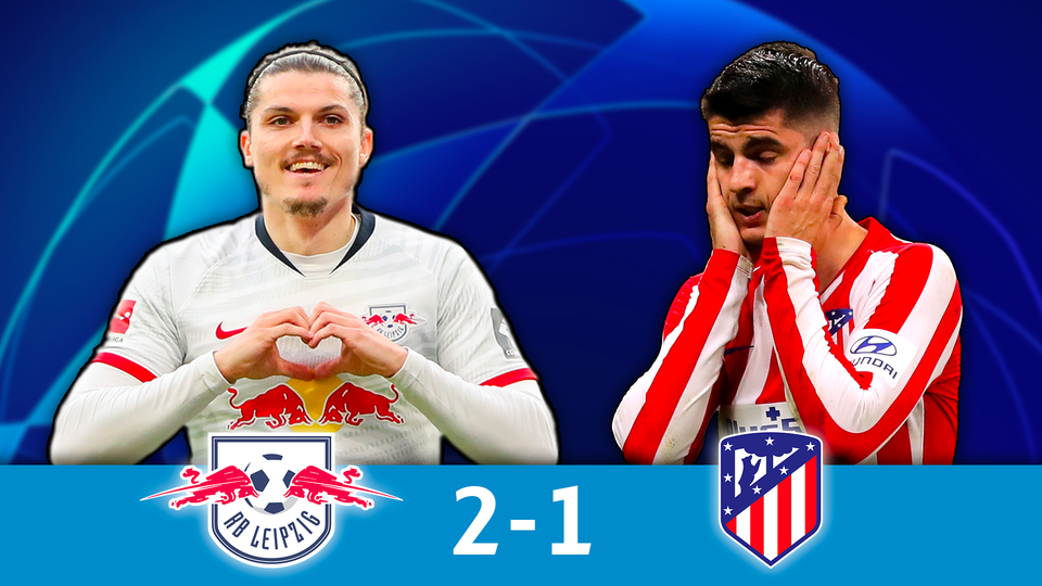 1-4 de finale, RB Liepzig - Atlético Madrid (2-1): Leipzig rejoint le PSG en demies