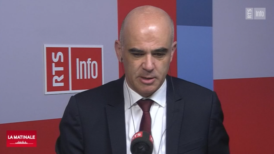 Alain Berset, invité de La Matinale du mercredi 9 décembre 2020. [RTS]