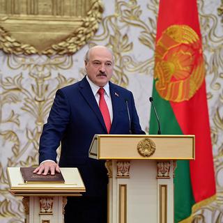 Aux yeux de L'Union européenne, le président biélorusse Alexandre Loukachenko n’est pas légitime. [Reuters - Andrei Stasevich/BelTA/Handout]