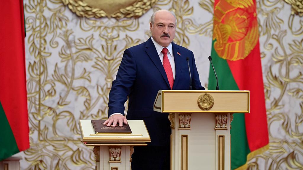 Aux yeux de L'Union européenne, le président biélorusse Alexandre Loukachenko n’est pas légitime. [Reuters - Andrei Stasevich/BelTA/Handout]