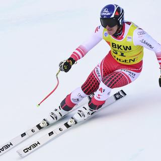 Ski: l’Autrichien Matthias Mayer remporte le combiné à Wengen. [AP Photo/ Keystone - Marco Tacca]