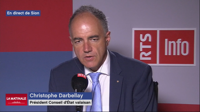 Le conseiller d'Etat valaisan Christophe Darbellay. [RTS]