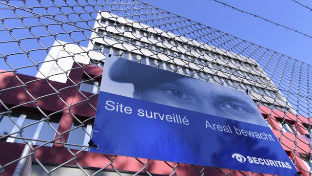 Le centre pour requérants d'asile de Chevrilles (FR). [Keystone - Anthony Anex]