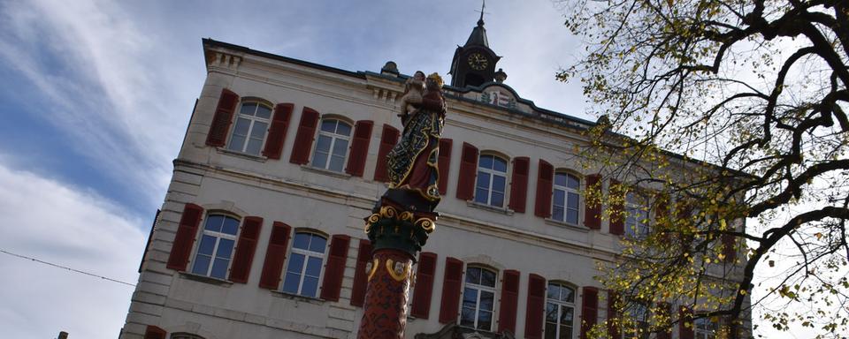 L'Hôtel de ville de Delémont. [RTS - Gaël Klein]