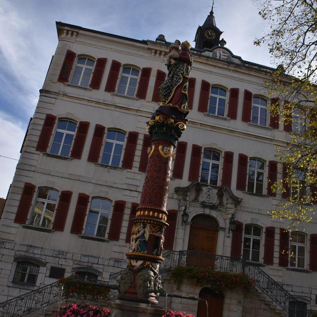 L'Hôtel de ville de Delémont. [RTS - Gaël Klein]