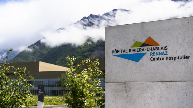 Les cantons de Vaud et du Valais volent à nouveau au secours de l'Hôpital de Rennaz. [KEYSTONE - Jean-Christophe Bott]