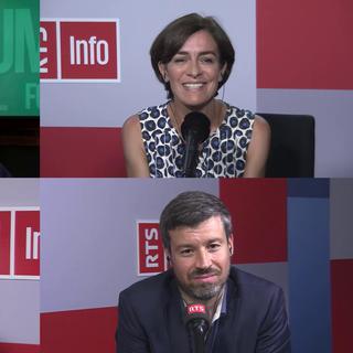 Débat entre Esther Mamarbachi, Bernard Wuthrich et Florent Quiquerez. [RTS - RTS]