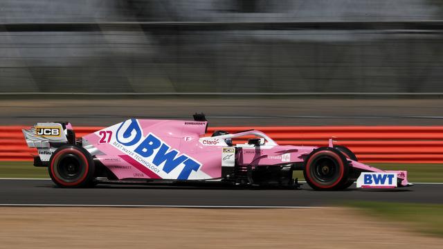 Hülkenberg sera encore au volant ce week-end. [AP Photo/Frank Augstein]