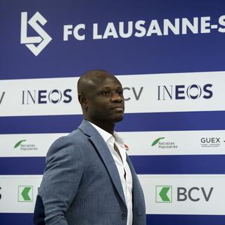 Souleymane Cissé arrive à Lausanne avec beaucoup d'ambitions. [Keystone - Jean-Christophe Bott]