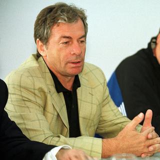 Quelques années après avoir dirigé le Servette FC, Ilija Petkovic, alors à la tête de l'Aris Salonique, l'avait affronté en Coupe d'Europe. [Keystone - Laurent Gillieron]