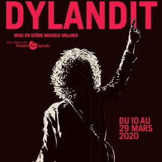 L'affiche du spectacle musicale "Dylandit" de Michele Millner. [theatrespirale.com - DR]