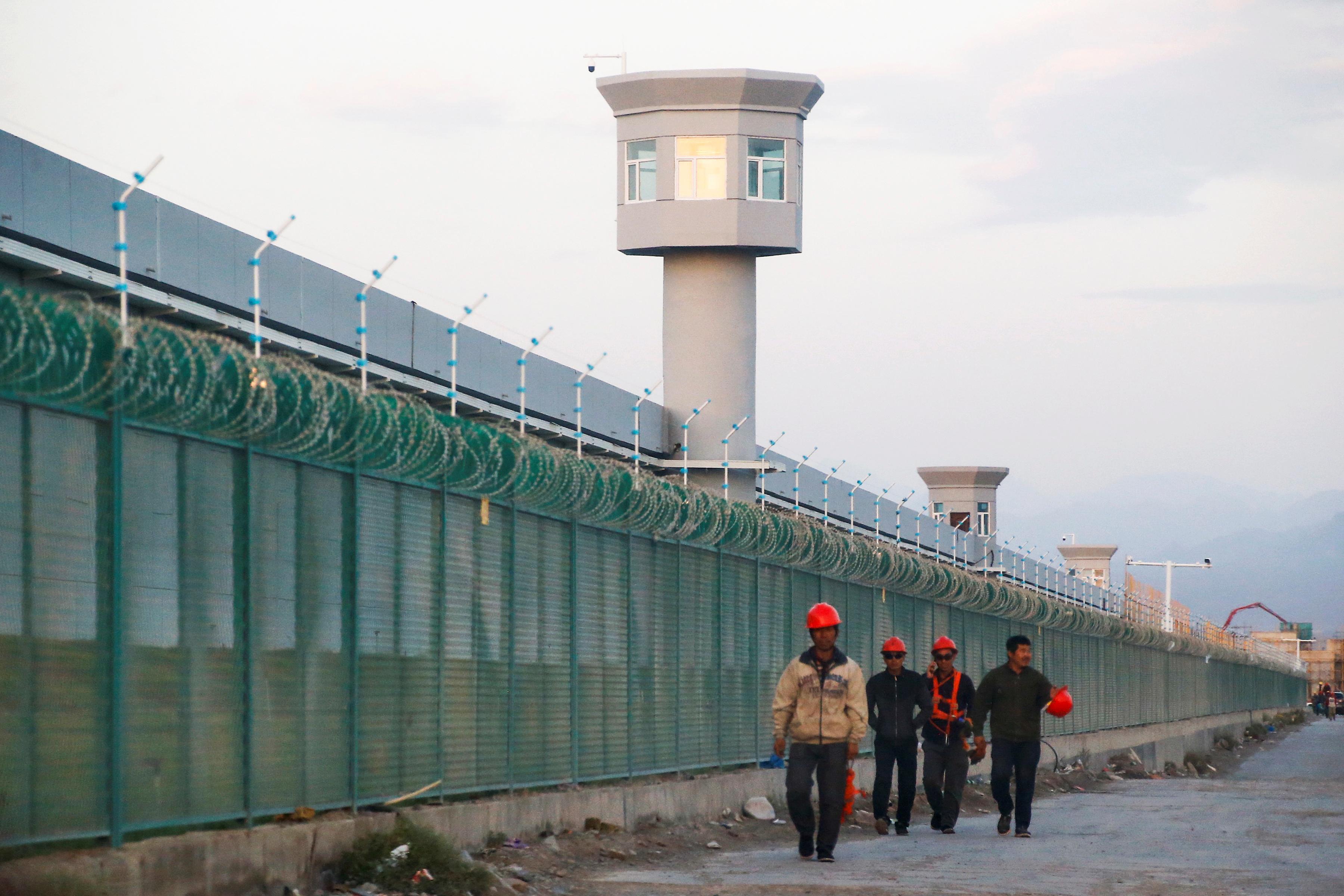 Le centre d'internement de Dabancheng près d'Urumqi, la capitale du Xinjiang. [Reuters - Thomas Peter]