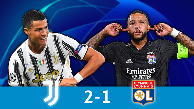 1-8 retour, Juventus - Lyon (2-1): la Juve sortie malgré le doublé de Ronaldo!