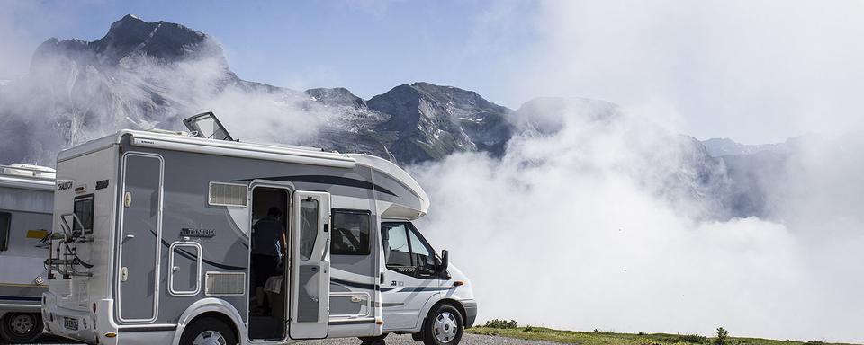 Le camping-car a séduit cet été de nouveaux vacanciers (image d'illustration). [Hans Lucas/AFP - Yann Castanier]