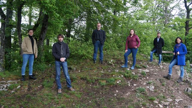 Les Vert'libéraux partent en campagne dans le Jura. [RTS - Gaël Klein]