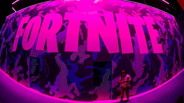 Un stand Fortnite à Los Angeles, en juin 2019. [Reuters - Mike Blake/File Photo]