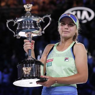 Sofia Kenin remporte l'Open d'Australie. [AP Photo/ Keystone - Lee Jin-man]
