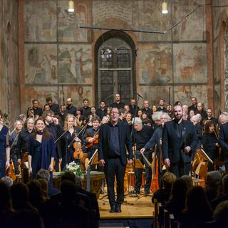 L'Ensemble Vocal de Lausanne lors des Sommets musicaux de Gstaad. [sommetsmusicaux.ch - Miguel Bueno]