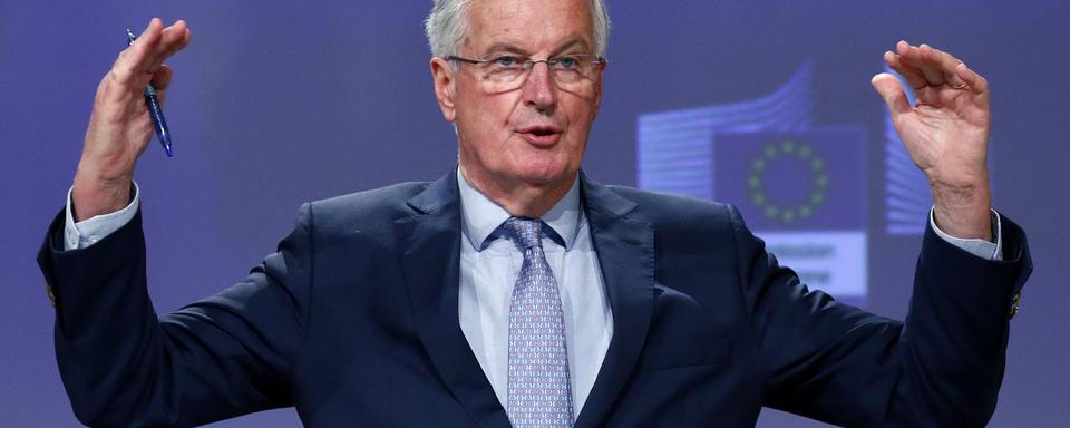 Michel Barnier, le négociateur en chef de l'Union européenne, n'était pas optimiste sur les négociations pour le Brexit. [Pool Photo via AP - Francois Lenoir]