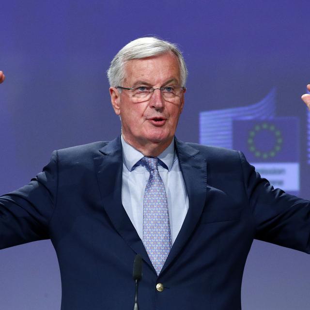 Michel Barnier, le négociateur en chef de l'Union européenne, n'était pas optimiste sur les négociations pour le Brexit. [Pool Photo via AP - Francois Lenoir]